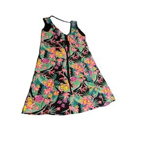 Judith March Floral Tropical Mini Dress Lined Size‎ Small Resort/Beach